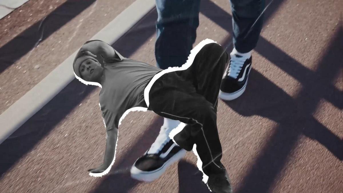 PR模板：复古创意撕纸拼贴画艺术风格人物动作定格冻结帧转场过渡（13011）