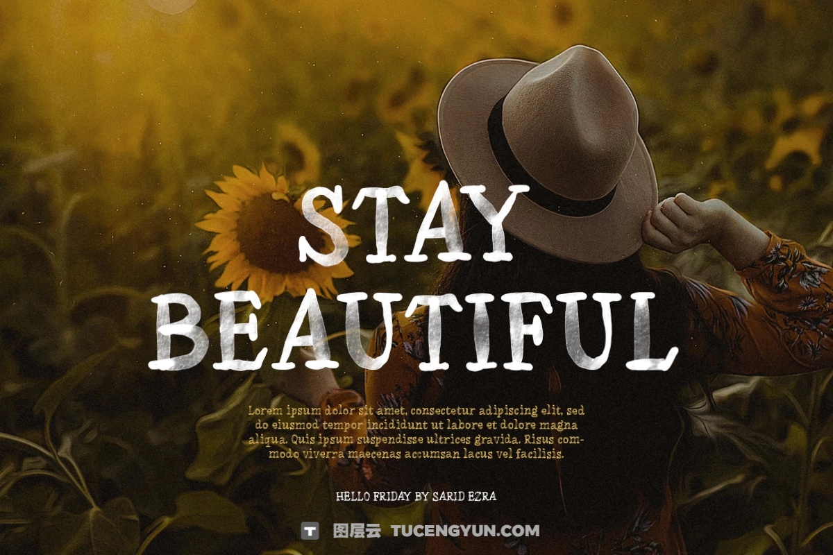 英文字体：真实手写有机水彩马克笔封面海报设计字体 Watercolor SVG Font（13925）