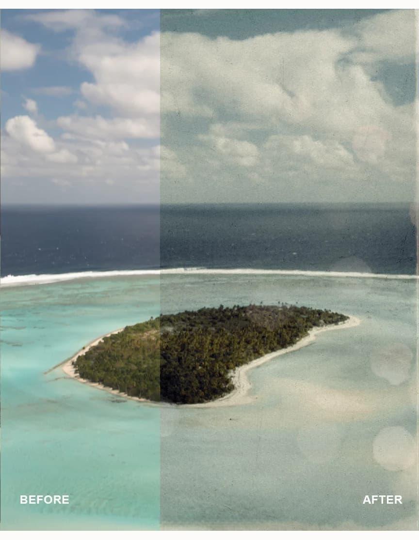 复古35mm胶片色调风格化漏光、划痕、灰尘、颗粒、怀旧照片集LR调色预设 Envijon Nostalgia Photo Collection（13019）