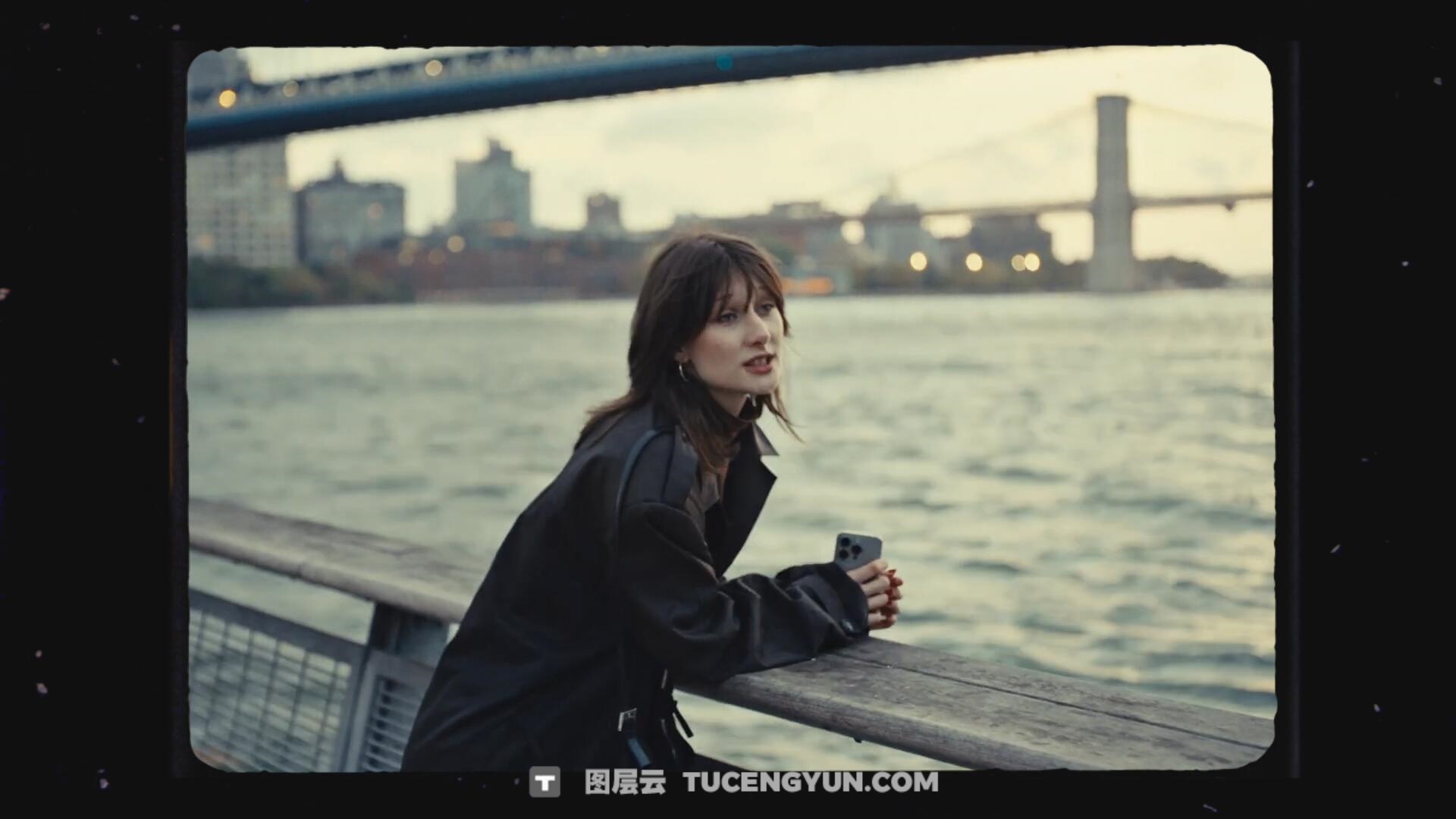 18个经典怀旧美学柯达富士胶片带链孔边框电影帧MOV叠加层+音效（13913）