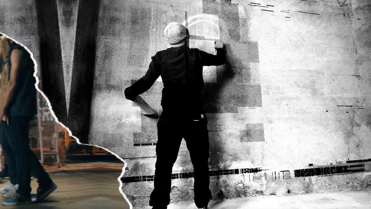 FCPX插件：大胆前卫粗糙复古仿旧垃圾摇滚风格粗体排版电影标题动画效果插件（12978）