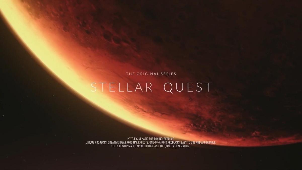 达芬奇预设：50个全新优雅叙事电影美学电影预告片开场结尾文字标题排版动画效果 MotionVFX mTitle Cinematic DVR（12933）