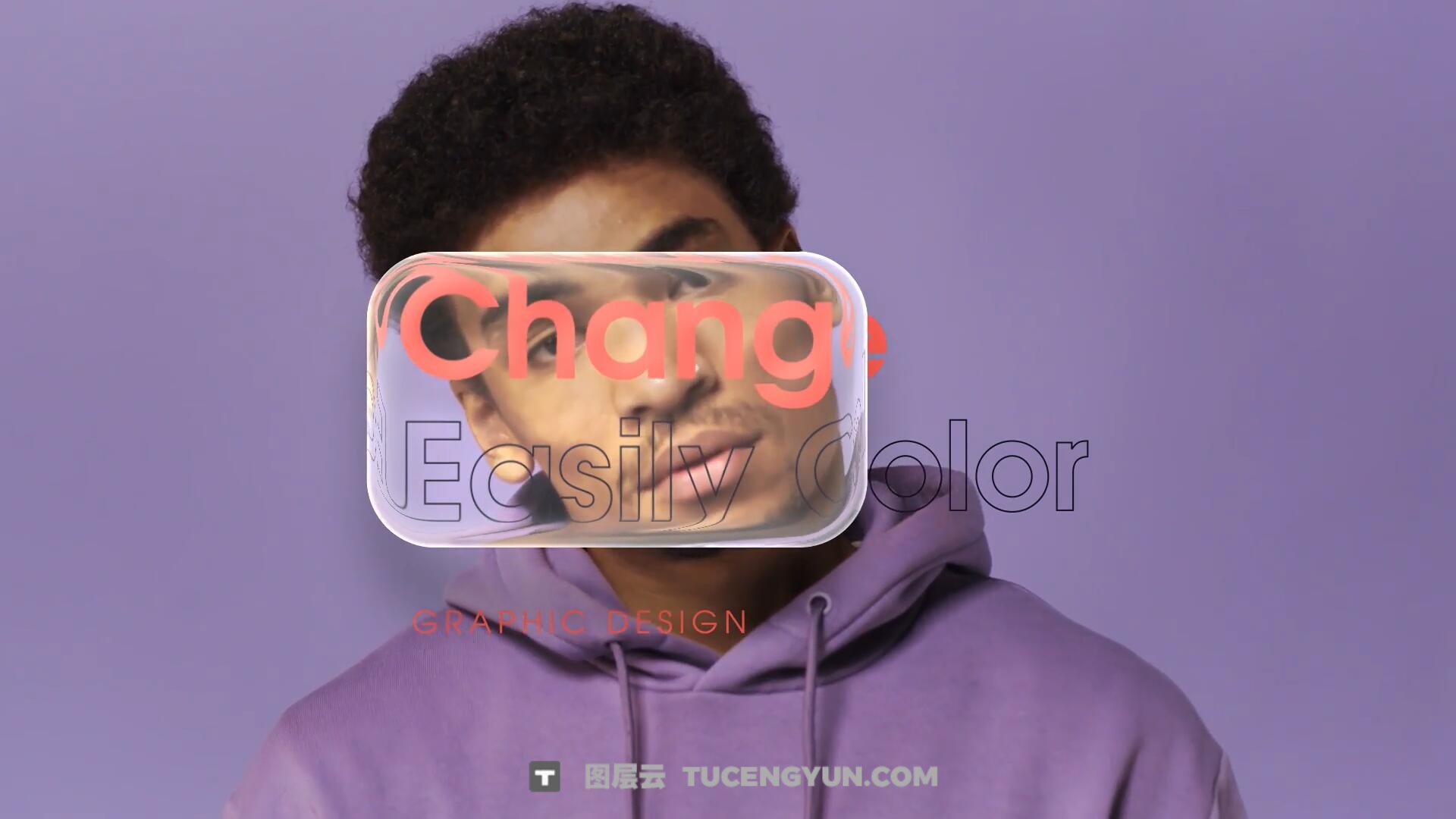 AE/PR模板：全新苹果液态玻璃美学动态滑动文字标题字幕动画（13941）