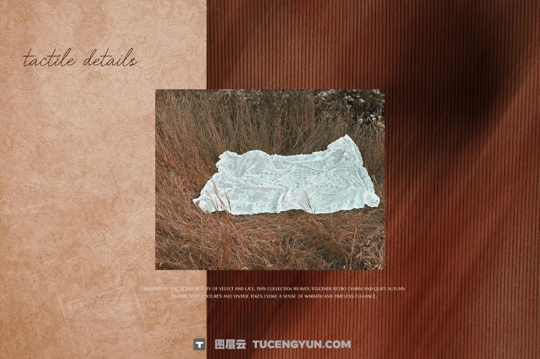 41个复古轻奢布景风格柔软天鹅绒蕾丝条纹背景纹理PNG素材 Softy Velvet & Lace Backgrounds（13927）