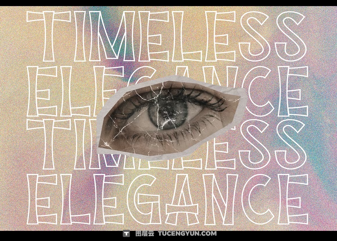 英文字体：慵懒俏皮VLOG旅拍手写风格手绘镂空轮廓涂鸦广告短片海报封面字体 Veltiray – Outline Font（13937）