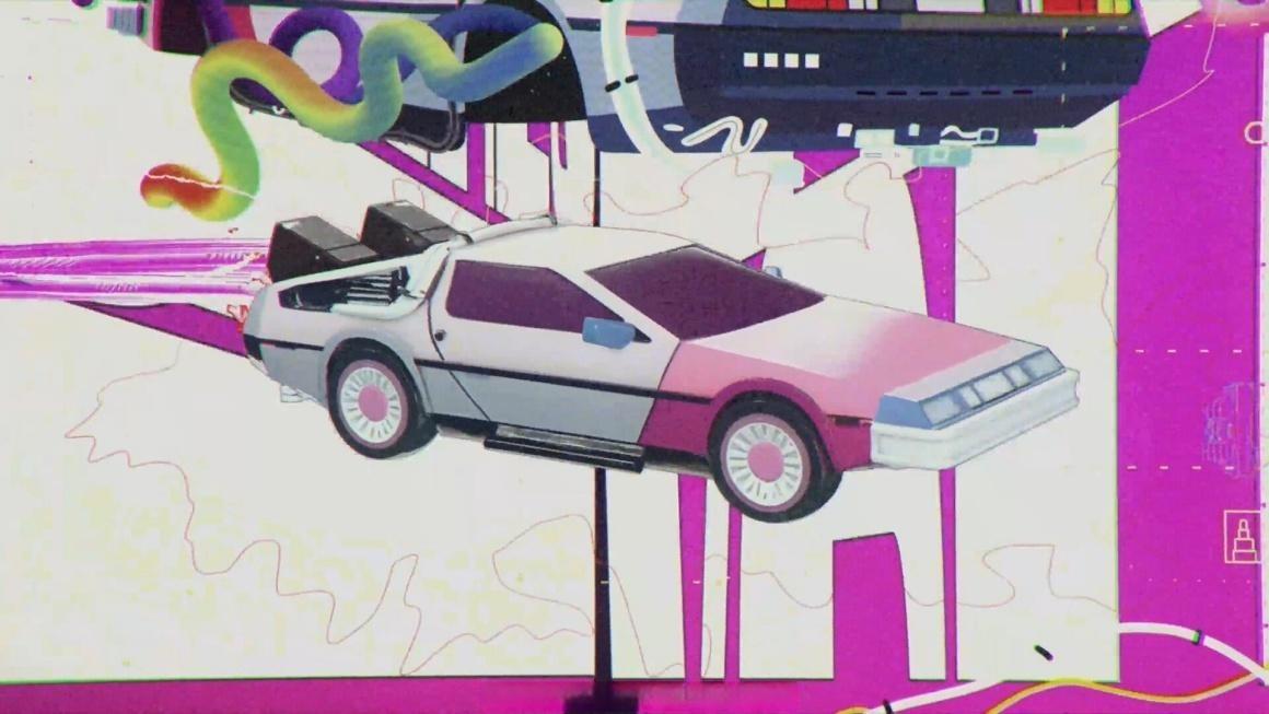 AE模板：复古超现实主义千禧Y2K风格剪贴画图形元素动画模板（13018）