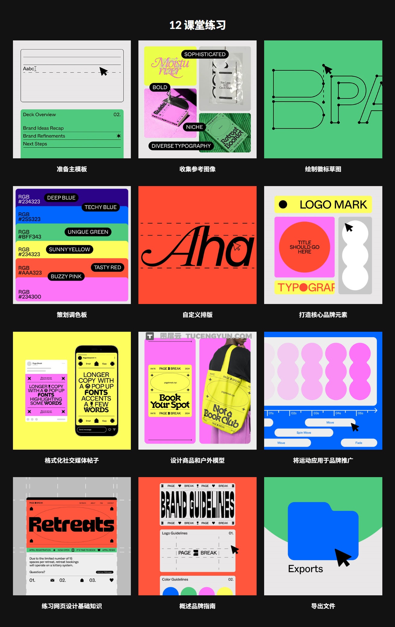 大师课程：掌握Figma从草图到演示品牌设计终极指南视频课程 中文字幕（13932）