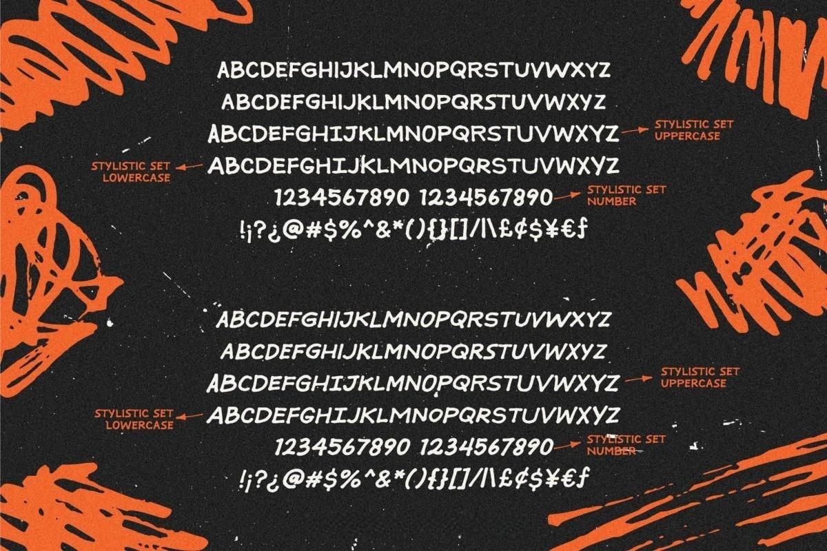 英文字体:复古马克笔真实笔迹墨迹涂改手写POP涂鸦艺术logo封面海报设计字体 HF Pensional – Marker Handwriting Font + Dingbats(12973) 英文字体:复古马克笔真实笔迹墨迹涂改手写POP涂鸦艺术logo封面海报设计字体 HF Pensional – Marker Handwriting Font + Dingbats(12973)