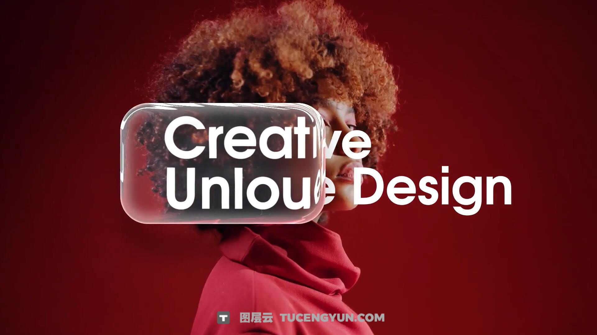 AE/PR模板：全新苹果液态玻璃美学动态滑动文字标题字幕动画（13941）