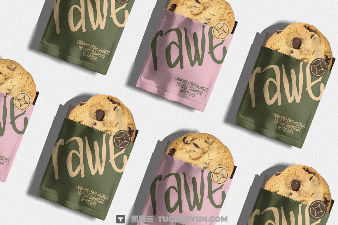 英文字体：复古氛围手绘歪扭传统艺术品牌封面海报设计字体（14005）