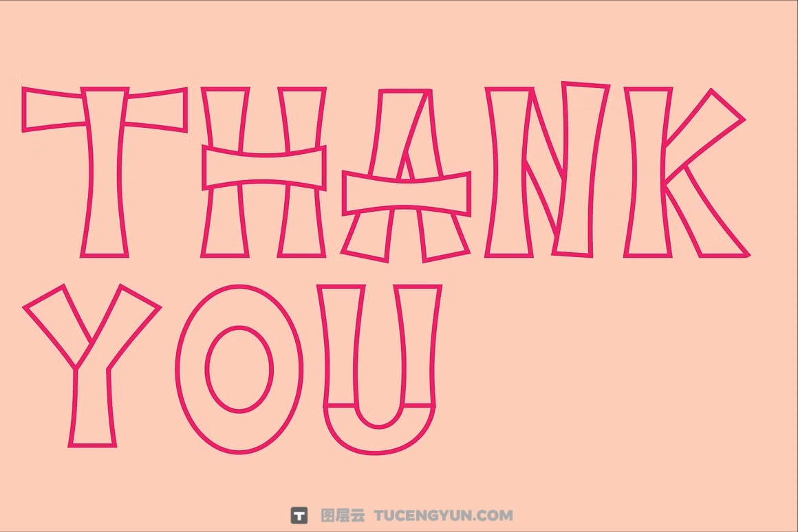 英文字体：慵懒俏皮VLOG旅拍手写风格手绘镂空轮廓涂鸦广告短片海报封面字体 Veltiray – Outline Font（13937）