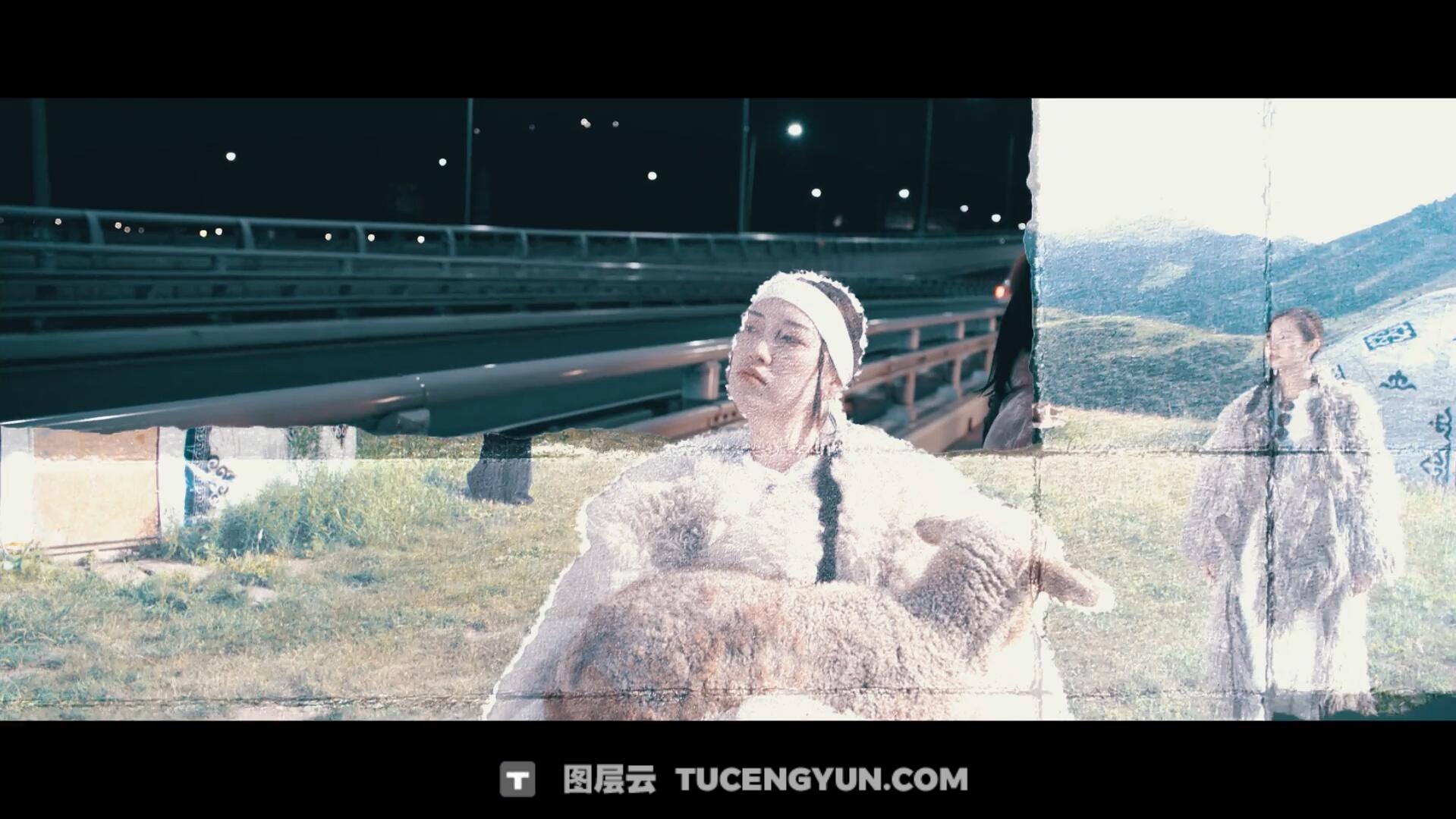 AE/PR/达芬奇模板：复古电影情绪风格快闪拼贴定格动画撕纸转场视觉效果包（13923）