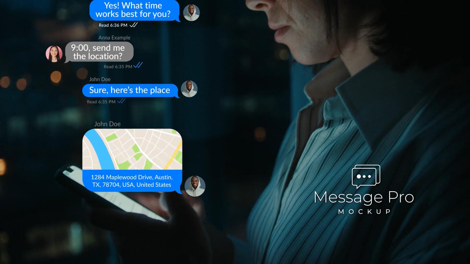 AE/PR模板：短信微信语音文本图像对话聊天记录弹窗动画效果包（13849）