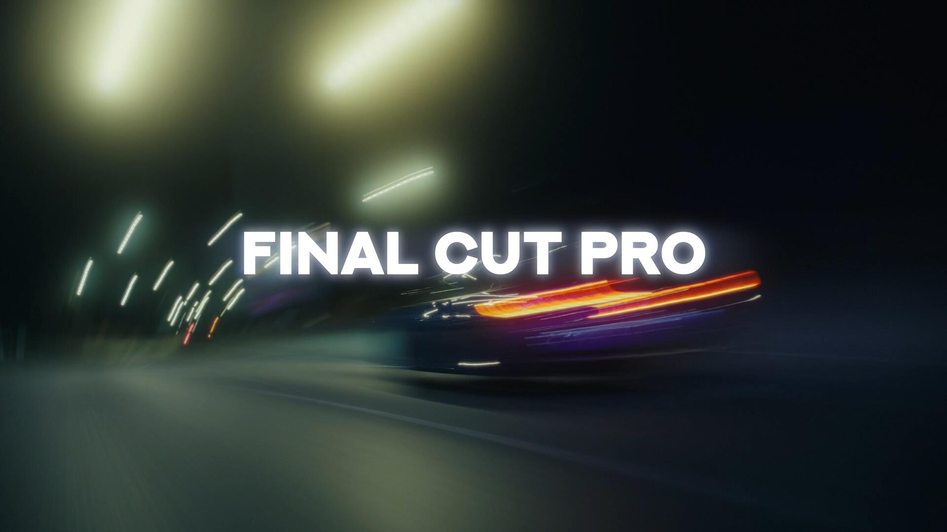 FCPX插件：文字标题字幕闪烁发光效果预设（12947）