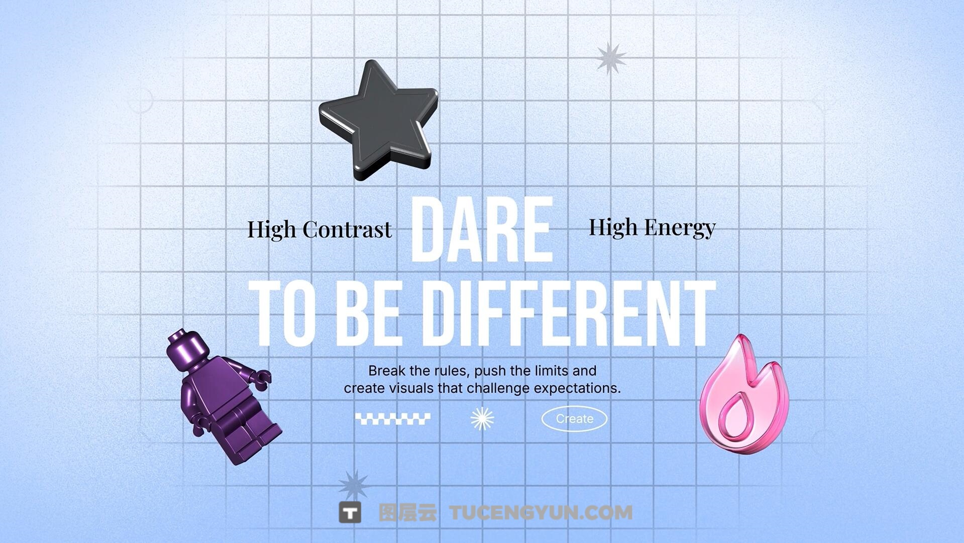 FCPX插件：新潮3D酷玩艺术风格文字标题排版动画（13916）