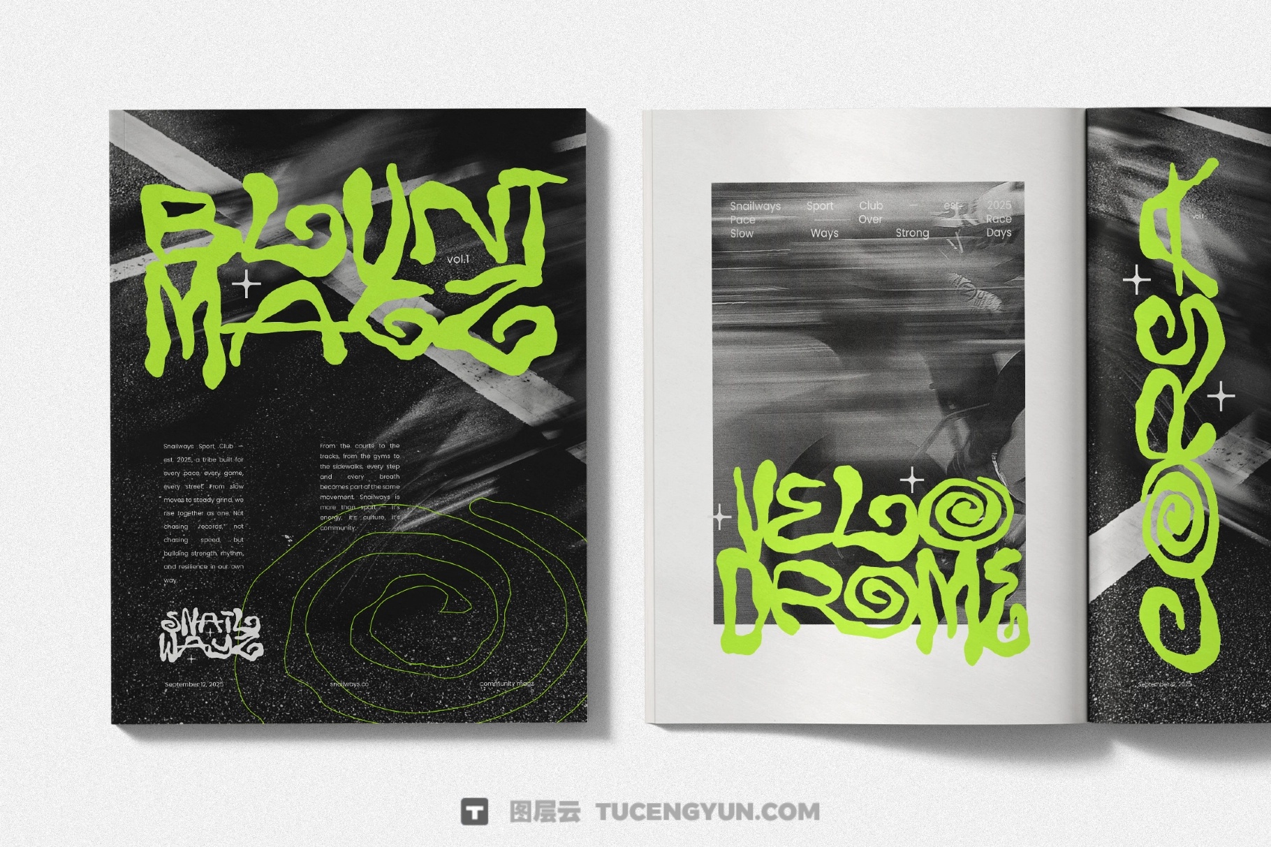 英文字体：迷幻怪诞实验性不规则手绘涂鸦美感封面海报设计字体 Shatoze（13926）