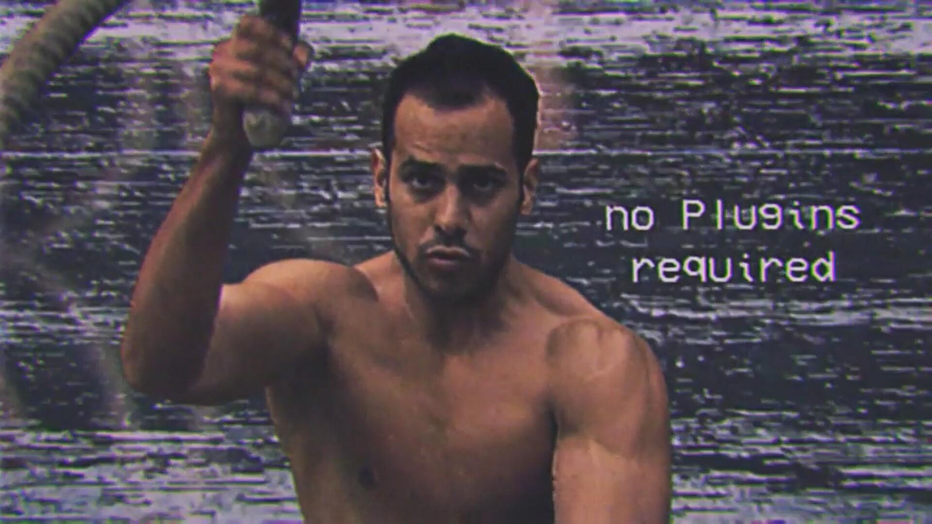 PR模板：复古低画质风格故障VHS录像带人物画面定格动画模板（14090）