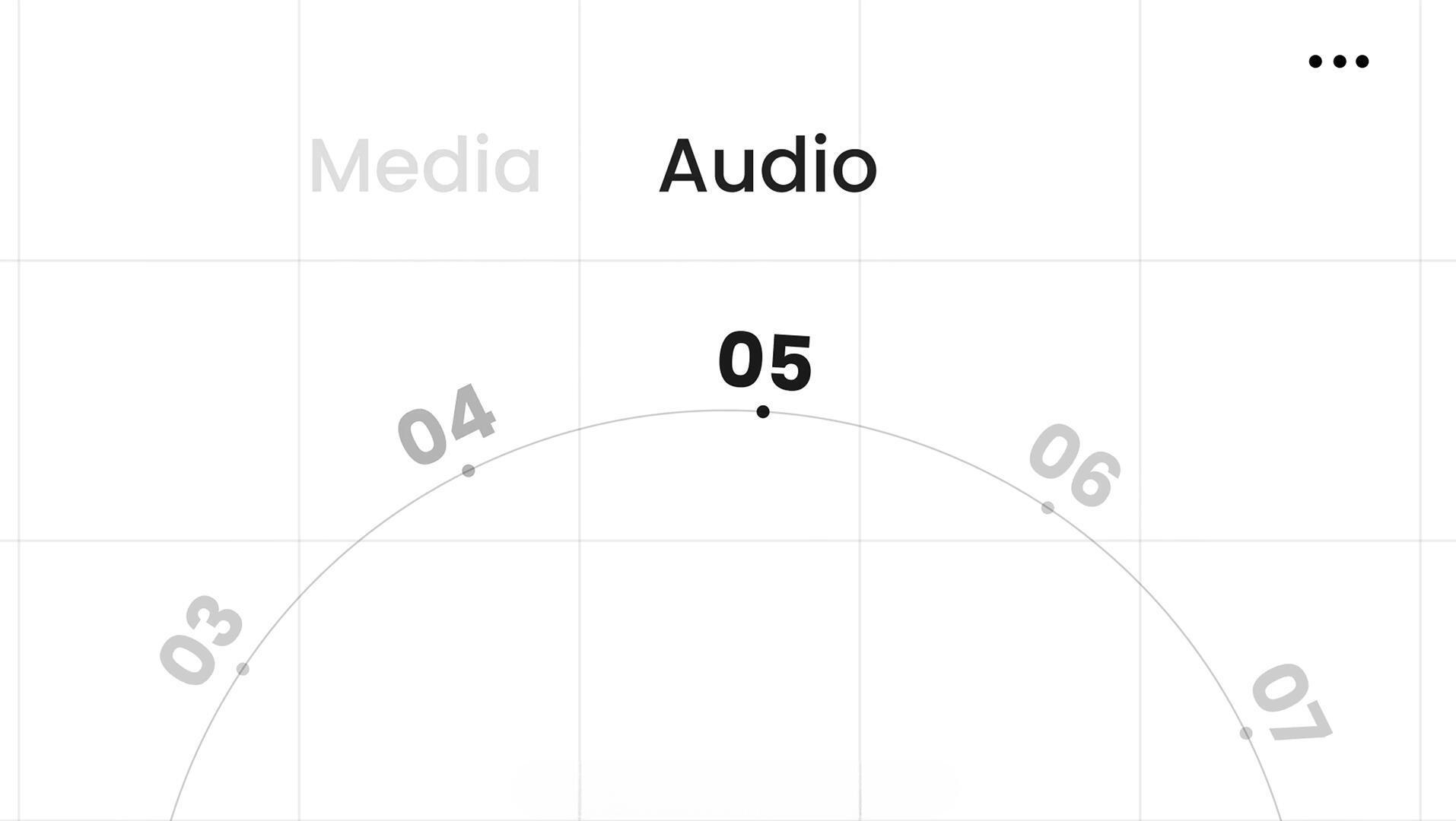 达芬奇模板：极简主义文字标题轮播、循环、滚动场景动画排版模板（14043）