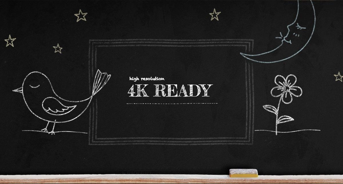 FCPX插件：170款趣味黑板粉笔手绘MG卡通箭头食物人体厨房学校元素动画预设 MotionVFX – Mchalkboard（14072）