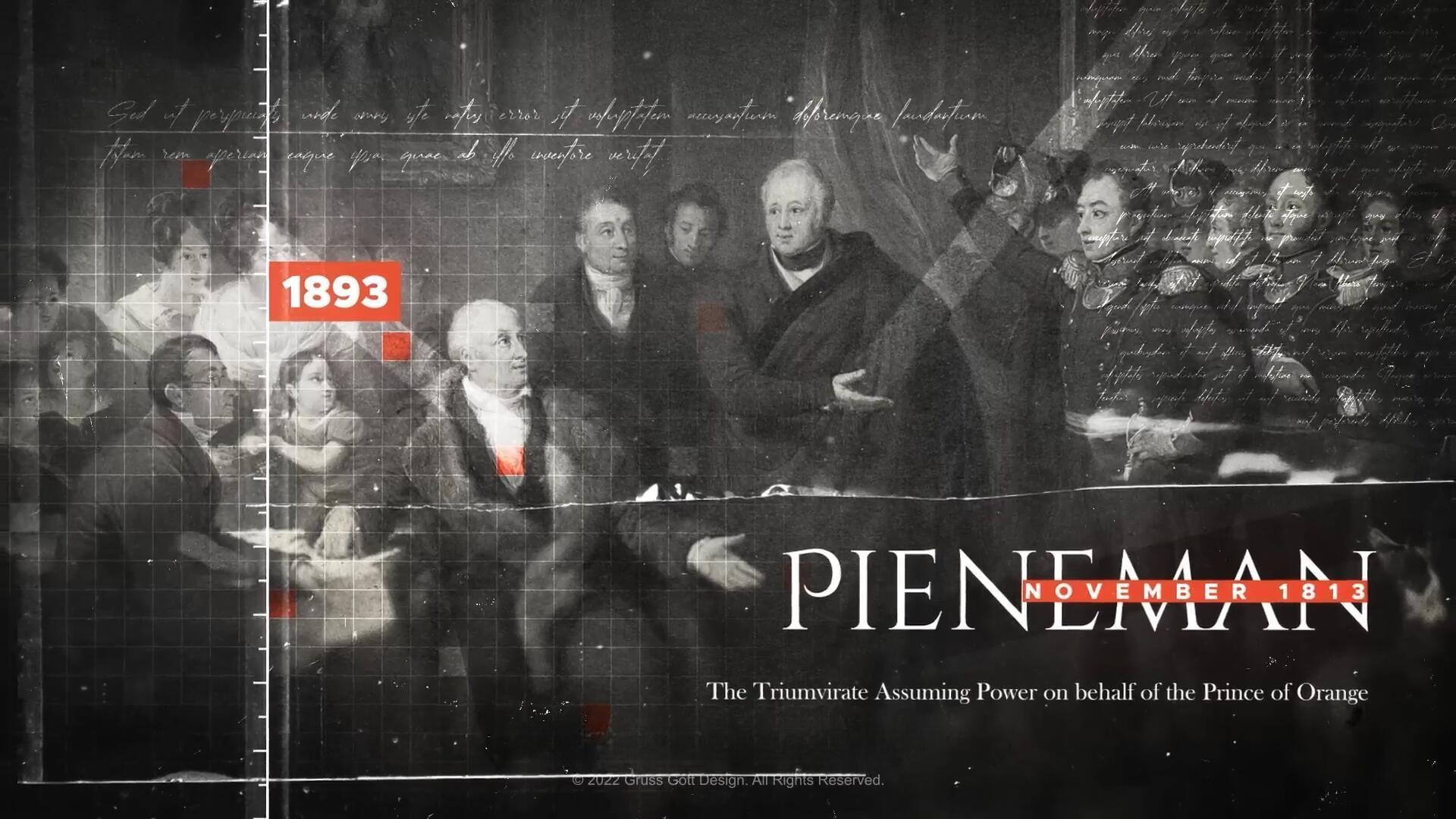 AE/PR模板：黑白战争历史纪录片时间线大事记短片模板（14059）