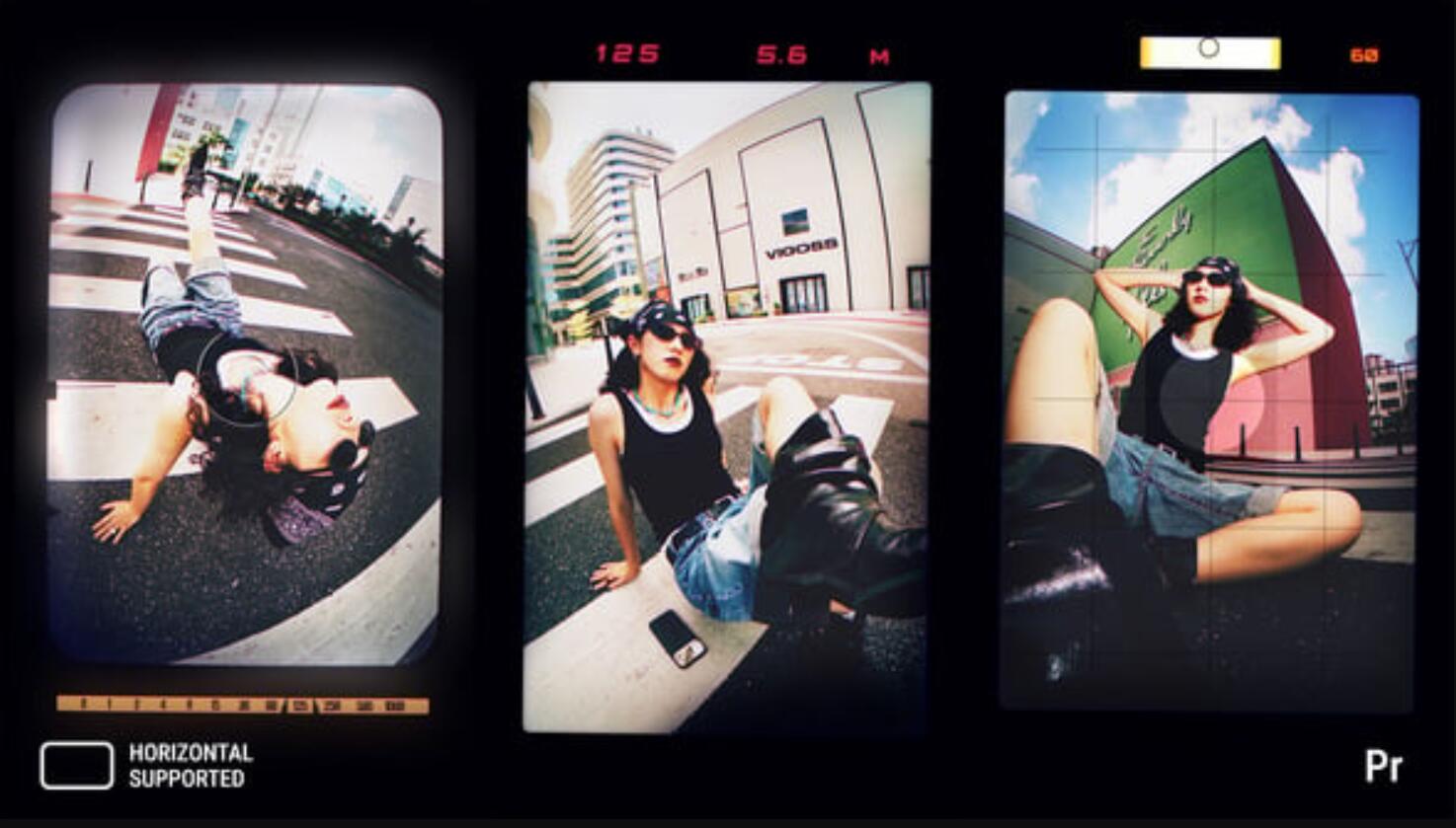 PR模板：20个真实摄像机取景器无缝转场过渡（14056）