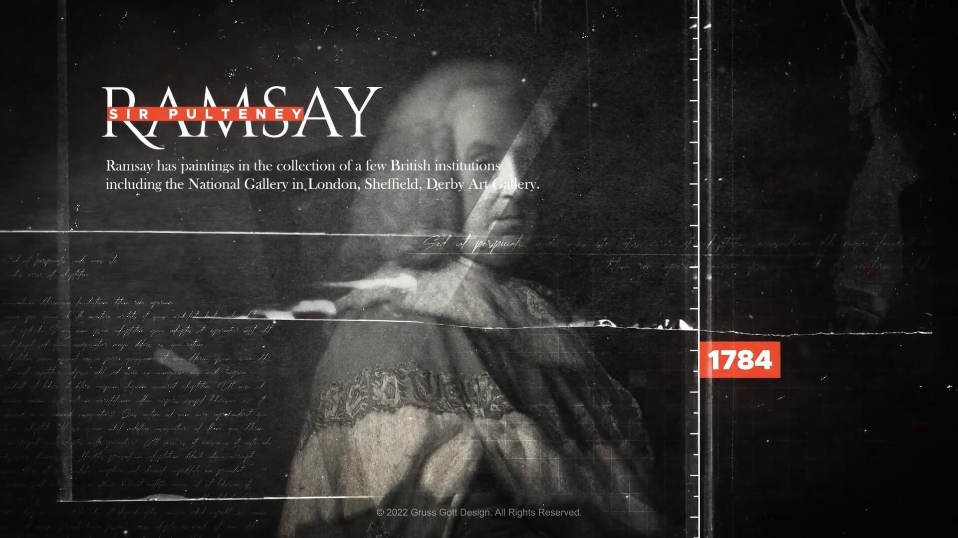 AE/PR模板：黑白战争历史纪录片时间线大事记短片模板（14059）