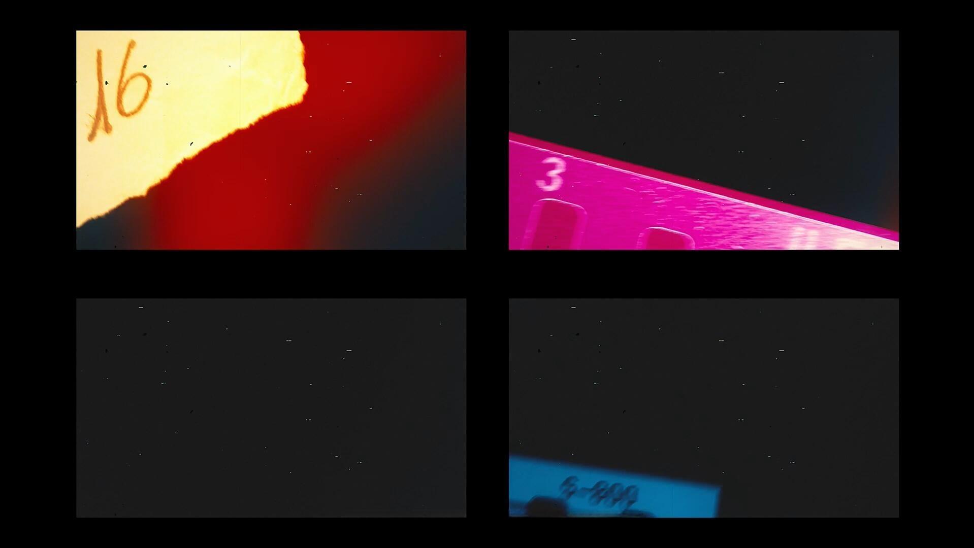 视频素材：10个复古做旧35毫米胶片漏光耀斑划痕4K叠加转场视频素材（14093）