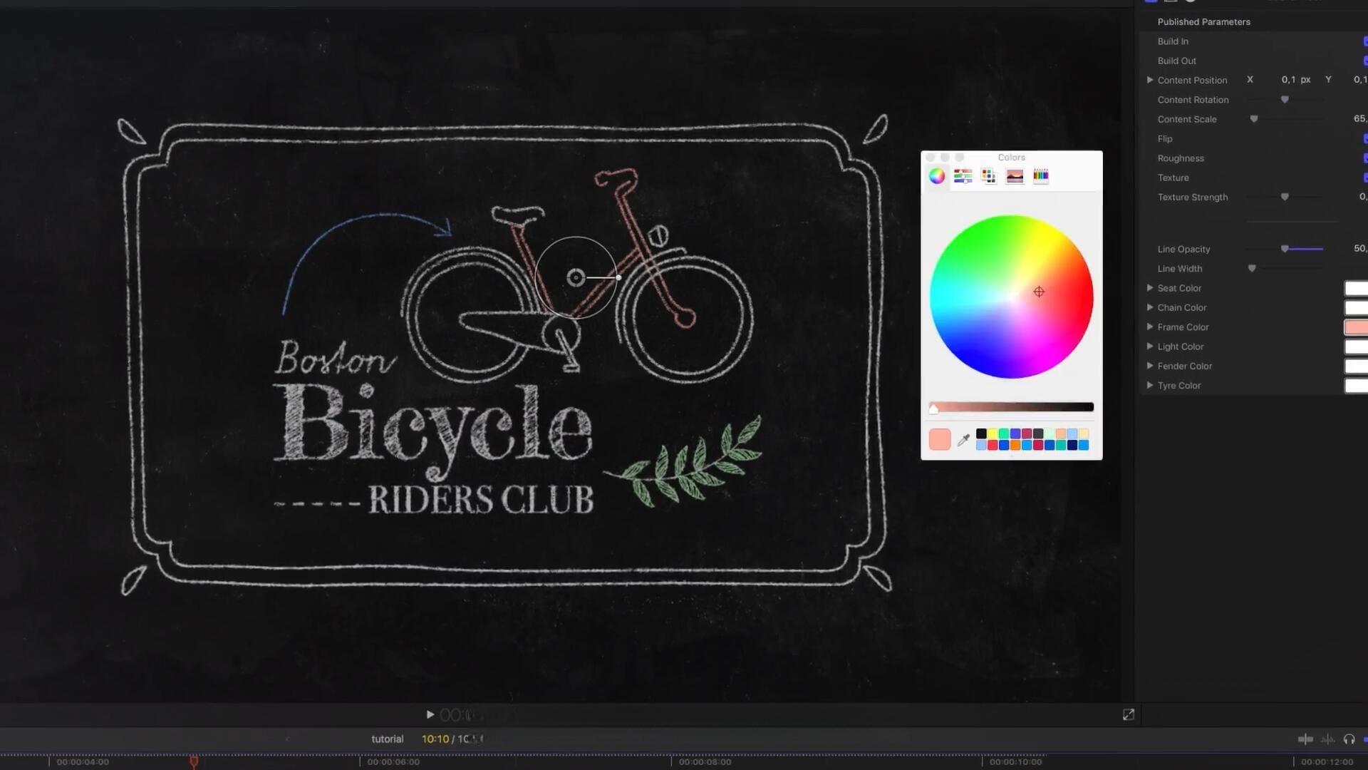 FCPX插件：170款趣味黑板粉笔手绘MG卡通箭头食物人体厨房学校元素动画预设 MotionVFX – Mchalkboard（14072）