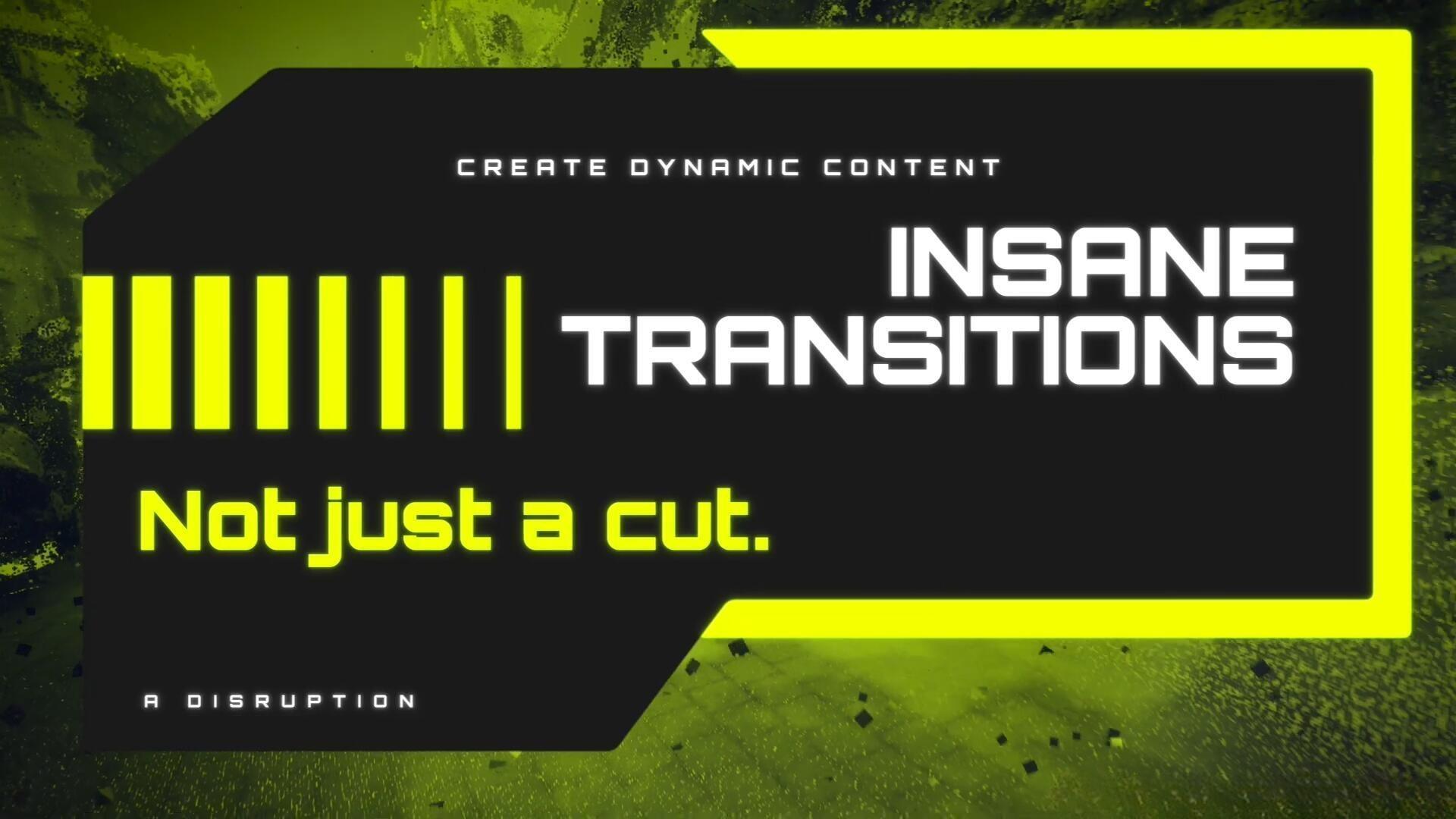 FCPX插件：50个赛博朋克未来游戏博主电竞频道栏目包装文字排版背景叠加转场效果（14048）