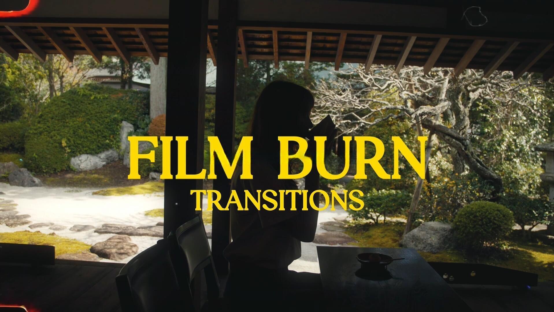 视频素材：20个复古文艺做旧胶片漏光耀斑划痕4K叠加转场视频素材（14086）