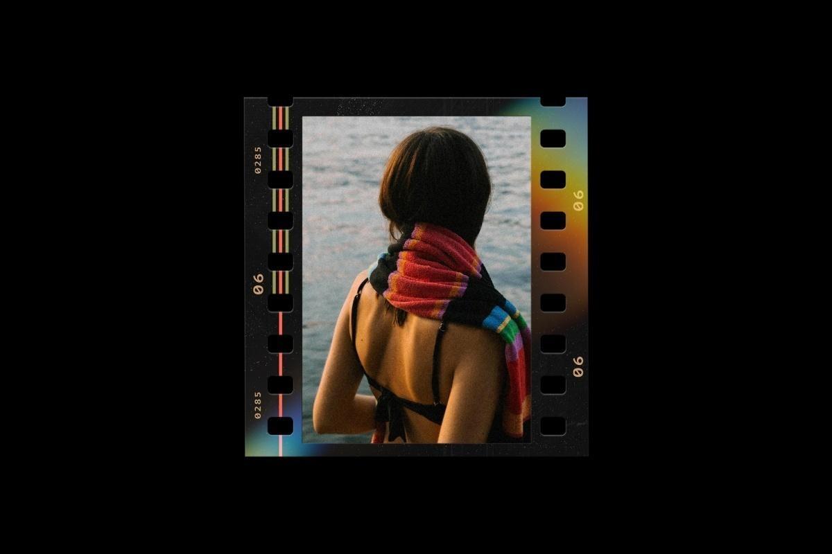 复古宝丽来35mm胶片边框电影帧框架叠加层PSD海报模板样机+PNG叠加层 Film Frames Collection: PSD & PNG Overlays（14053）