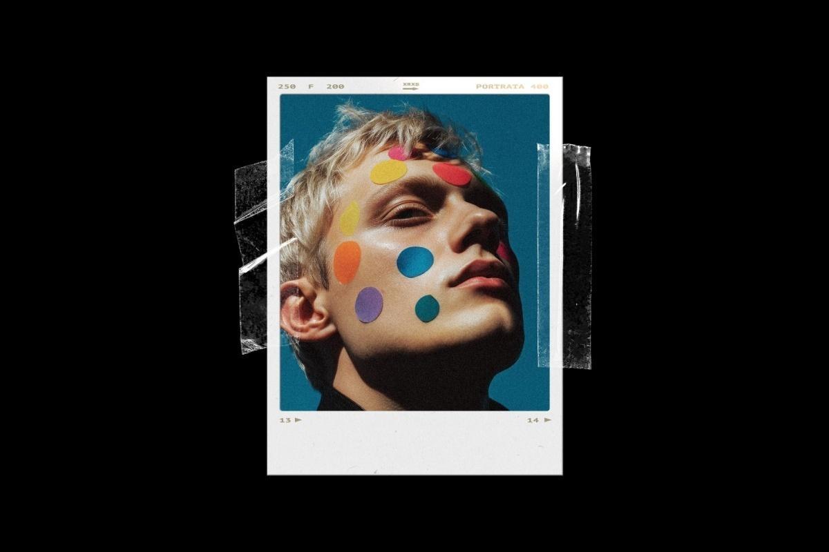 复古宝丽来35mm胶片边框电影帧框架叠加层PSD海报模板样机+PNG叠加层 Film Frames Collection: PSD & PNG Overlays（14053）