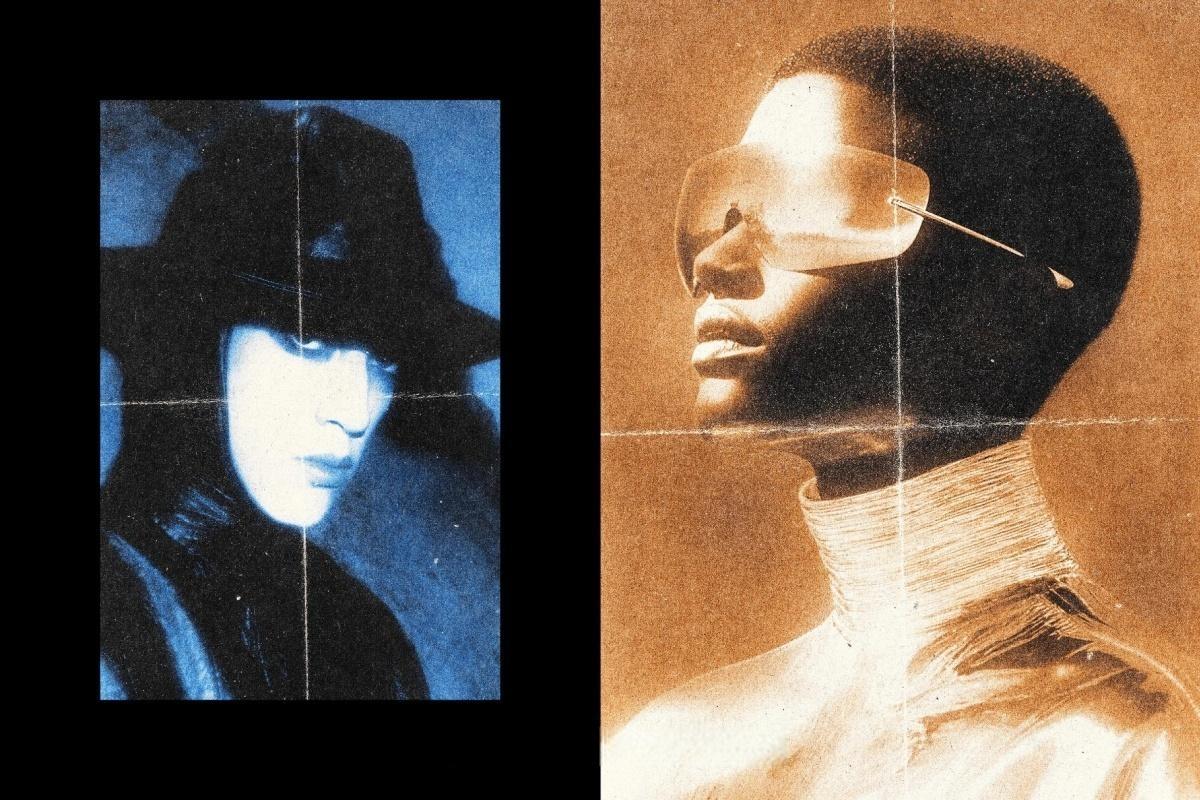 复古胶片艺术氛围感纸张折痕滤镜叠加PSD特效样机模板 Air Brush Threshold Effect（14187）