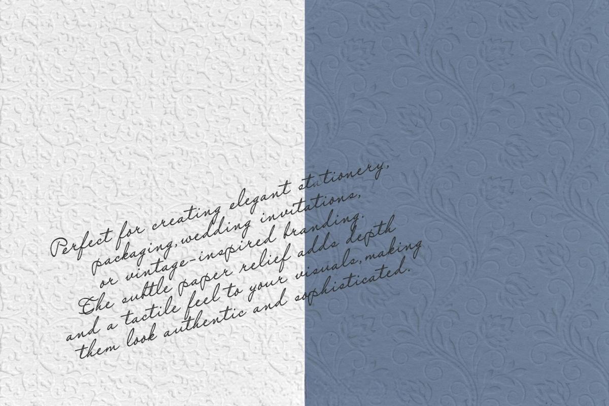 60款浪漫优雅新艺术多色卡片明信片压花浮雕纹理纸张底纹肌理PNG/JPG背景边框图片套装 Crafted Embossed Papers & Frames（14047）