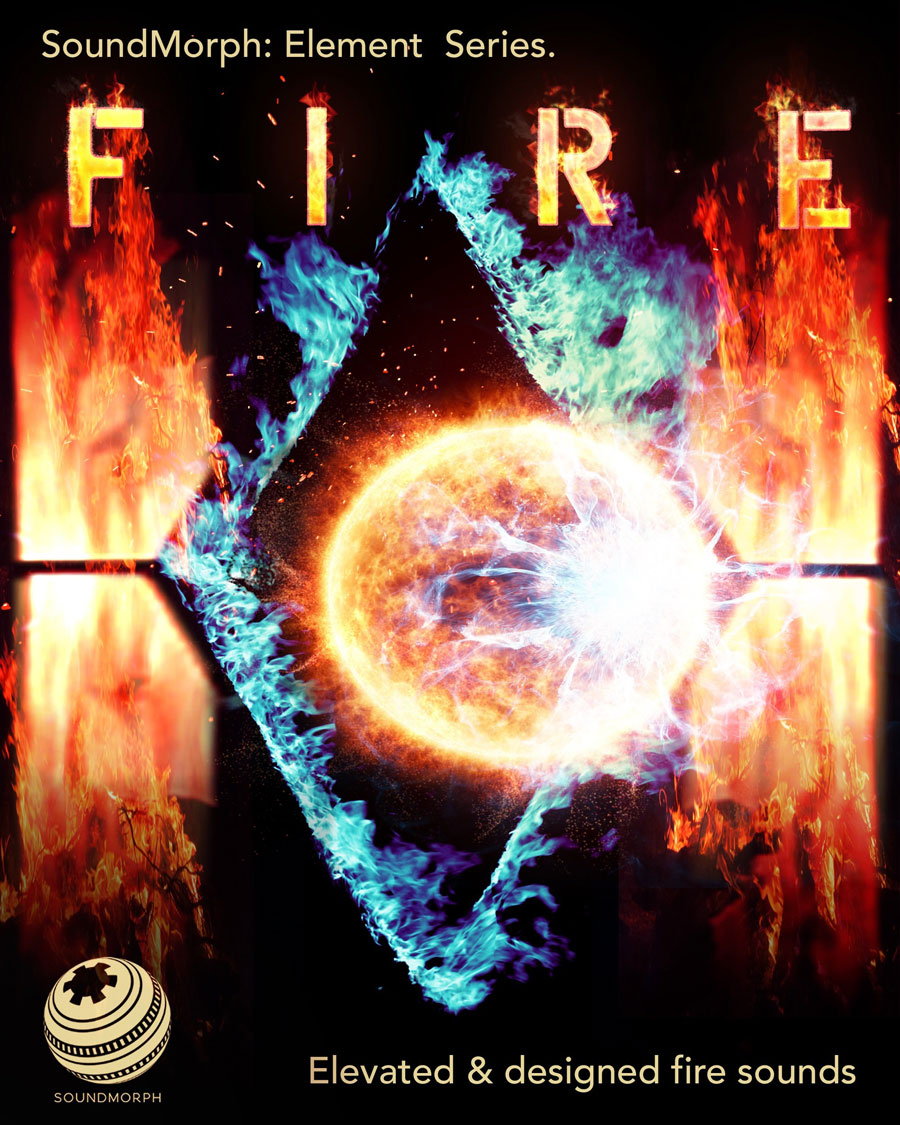 音效：675个狂野力量火焰燃烧噼啪、嘶嘶声电影广告游戏音效素材 SoundMorph – Fire（14064）