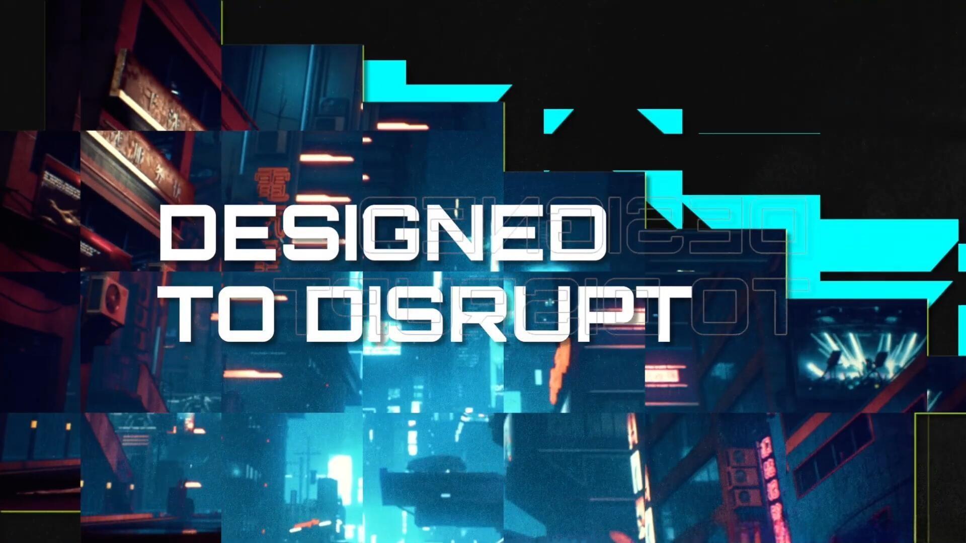 FCPX插件：50个赛博朋克未来游戏博主电竞频道栏目包装文字排版背景叠加转场效果（14048）