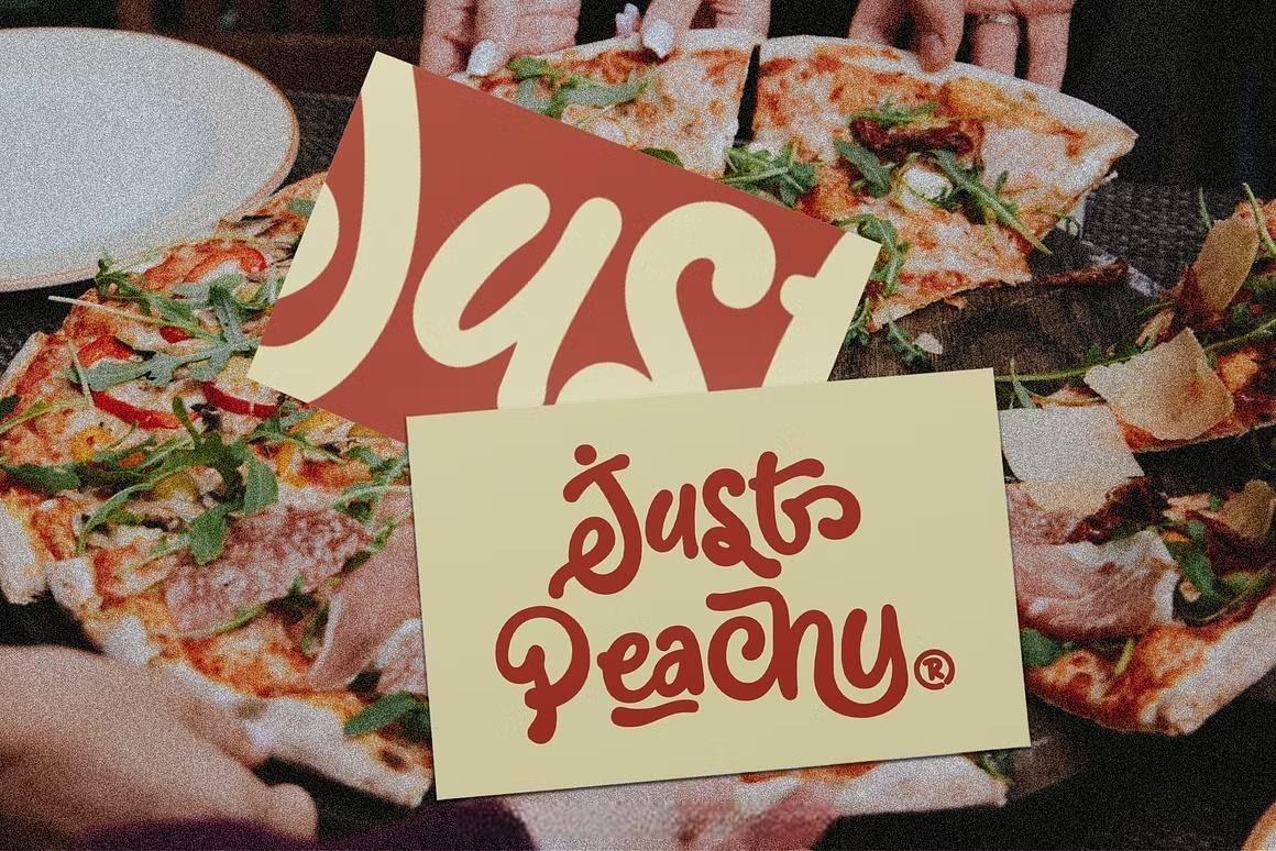 英文字体：大胆流畅曲线手写笔触感俏皮连笔海报封面包装设计字体 Josellyne – Handwritten Display Font（14189）