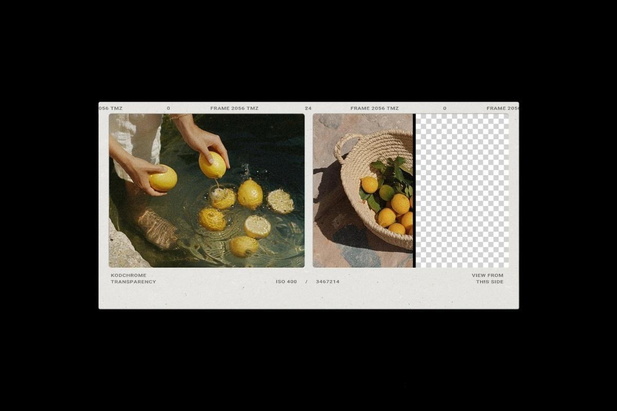 复古宝丽来35mm胶片边框电影帧框架叠加层PSD海报模板样机+PNG叠加层 Film Frames Collection: PSD & PNG Overlays（14053）